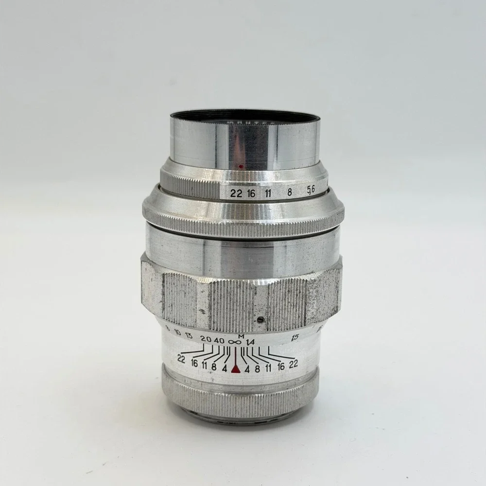 Jupiter-11 135mm f/4 Soviet Telephoto Lens Silver USSR Serial N7014808 VGC